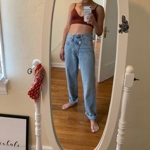 Agolde Crisscross Jeans